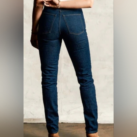 Imogene & Willie Women Elizabeth High Rise Skinny Jeans Dark Blue Wash Size 27R - Picture 2 of 6